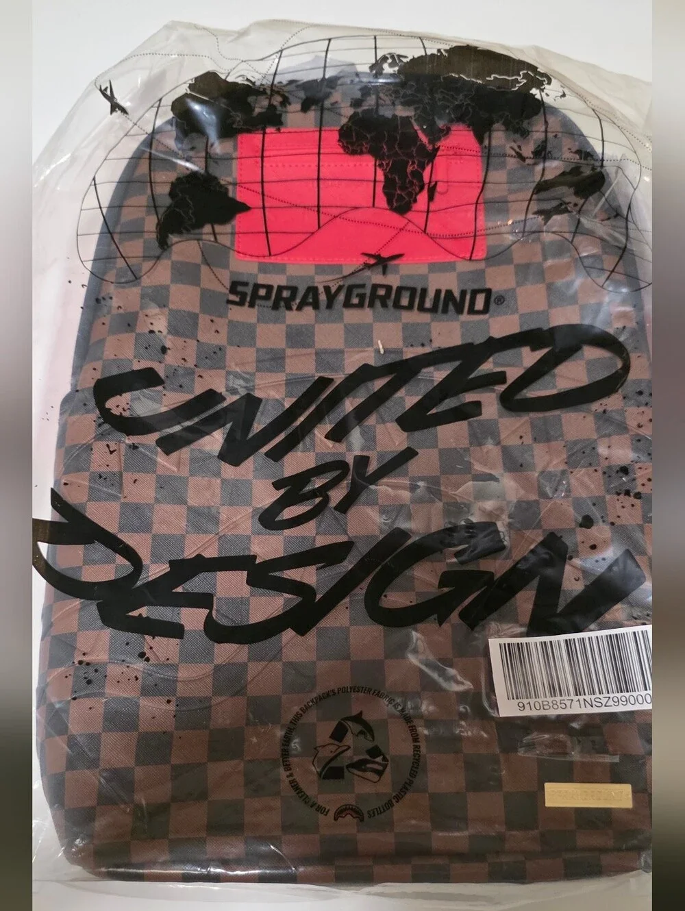 Sprayground Katan Check Boss Backpack